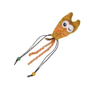 Plys ugle med træbold