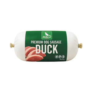 Natural Premium Dog Sausage - Duck 800 g (Træningspølse)